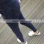 2016 New Slanting Pocket Washed Leggings Jeans for Women