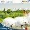 Geodesic dome tent Event dome tent White PVC cover wedding tent 2 room for sale