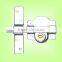 long sqare bar lock flush door bolt lock in spainsh style lock key or knob operated gun lock
