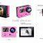 360VR Ultra HD 4K 30fps/ 2.7K 30fps/ 1080P 60fps WIFI Sport Action Camera with remote control Dual Screen 2"+0.95 LCD Waterproof