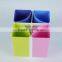 China supplier customized colorful plastic multifunction pen holder