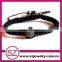 Wholesale Custom Eco-friendly Black String With Bead Wristband Kid Bracelet