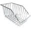 Chrome wire bed basket - small wide - 150mm x 300mm x 130mm (DxWxH) Chrome wire bed basket
