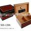 Burl Wood Travel Cigar Humidor