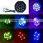 US Plug AC90-240V 25W LED Stage Lighting Effect Professional 7Channel RGB LED Stage PAR Light Strobe Disco DJ Equipment Lighting