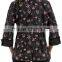 Double Breasted Coat for Women Pink Black Chef Coat Cotton/Poly Kitchen Uniform