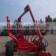 ZM Series Log Trailer Crane ZM10006,Timber Trailer with Crane,Tractor mounted model((1 ton,3 ton,5 ton,8 ton,10ton,12 ton) )