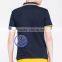 custom polo shirts with yellow ansd white collar and cuff