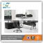 Good price stainless steel adge banding stalinite office executive desk with side table GAT181