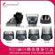 Durable professional hair clipper with blades and combs