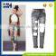 Europe station Europe and Russia personality BF wind hole beggar denim trousers pantyhose high smoke gray