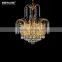 E14/E12 Lampholder Low Ceiling Crystal Chandelier Gold Iron Hanging Chandelier MD83042