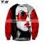 sublimation all over print crewneck sweatshirt,100% polyester crew neck sweatshirt