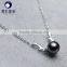 Wholesale 8--9mm Tahitian Black Cultured Pearl Necklace Pendant