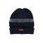 SELLING CUSTOM LEATHER PATCH LOGO KNIT BEANIE HAT FOR MEN AND WOMEN