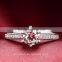 wholesale new design custom jewelry sterling silver engagement rings cubic zirconia ring