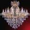 Wedding Hall Decoration Lights Chandelier Crystal Pendants Hand Blown Glass Chandelier 81148