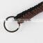 two colors fishtail braided paracord key chain, wholesale handmade paracord keyring