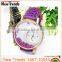 Christmas girl gift beads crystal quartz leather watches 2016 new arrival