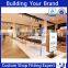 Tailor made wooden sunglass store design for retail shop