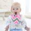Modern scarf style baby bandana drool bibs