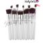 Cosmetics brush wholesale 10pcs gold alumium luxury best quality professional makeup brush set