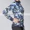 Fashion outdoor sports wear polyester camouflage woman spandex jacket
