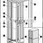 Harwel high quality Cold Rolled Steel outdoor enclosure power distribution box /Distribution Cabinet (600*600*1500mm)