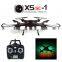 New Version Headless Mode MINI Quadcopter With Camera Drone 4CH 2.4GHz Quadrocopter RC Helicopter