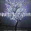 2.5m High Simulation Led Artificial Cherry Blossom Tree With Leaves For Decoration