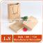slogan customized printed brown kraft paper bag