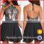 Wholesale Latest Patterns Black Lace Dance Skater Dress for Ladies Casual Dress