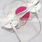 china factory popular style woman medium size handbag crochet design