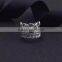 Europe popular cubic zircon ring wide rings for Unisex