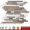 IMARK Mixed Color Crystal Glass Mosaic Tiles Mix Marble Mosaic Tiles Code IXGM8-014 for Bathroom Wall Splash