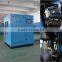 Oil lubricated industrial electric rotary screw air compressor machine