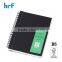 BLACK SPIRAL PRESSBOARD NOTE BOOK