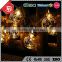 TZFEITIAN high quality party wedding Christmas decor snow ball micro led copper wire string lights