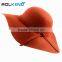Cheap Wool Felt Women Wide Brim Hat Wool Hat for Girls