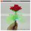 Hot selling kids hand induction flying spinning rose toys for sale