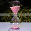 clear beautiful hourglass glass sand timer