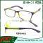 2016 New Trendy Plastic Reading Glasses With Double Color and Spring Hinge