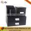 Wholesale Stationery Facny Paper Cardboard Office Stationery Set Black Gift Set