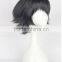 Black Short Anime Men Cosplay wig N445