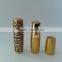 leopard printed aluminium empty lipstick case
