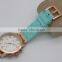 Rubber strap rose gold case geneva brand quartz mens watch fashion wrist watch 2016