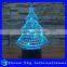 Creative Christmas Decoration 3D LED Night Light Christmas Tree Projector Night Light Indoor Outdoor Decoration Touch Light