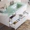 White Contemporary Elegant Bathroom Vanity for Heavy People