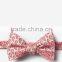 2016 latest fashion cute animal silk large bow tie self tie for men