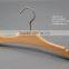 HEAD small size kids chilidren top clothes hanger beech wood with chormed plated hook for coat suits